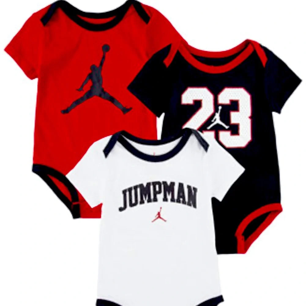 π€ Jordan Newborn Five Pc. Onsie Bundleπ€